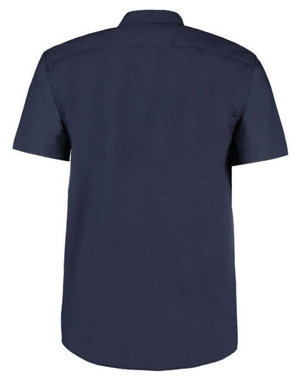 Kustom Kit Men SS Classic Business Shirt - Dark Navy