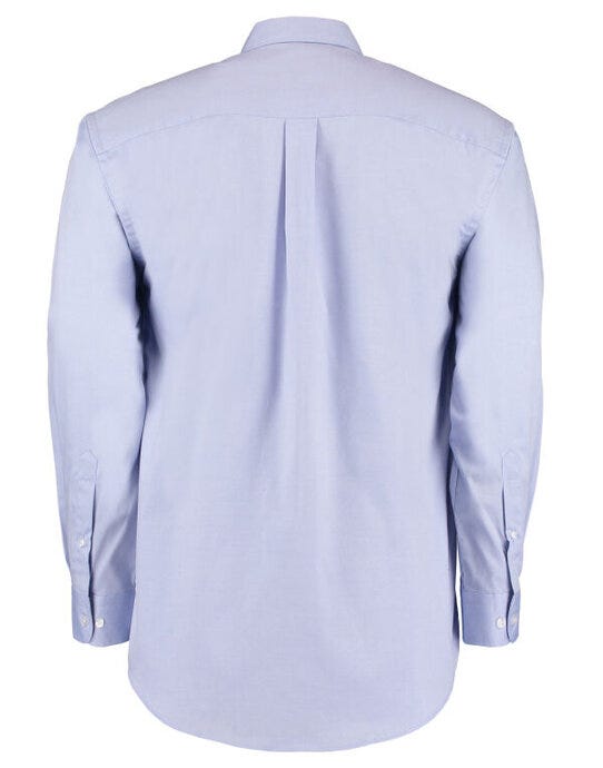 Kustom Kit Mens LS Classic Oxford Shirt - Light Blue