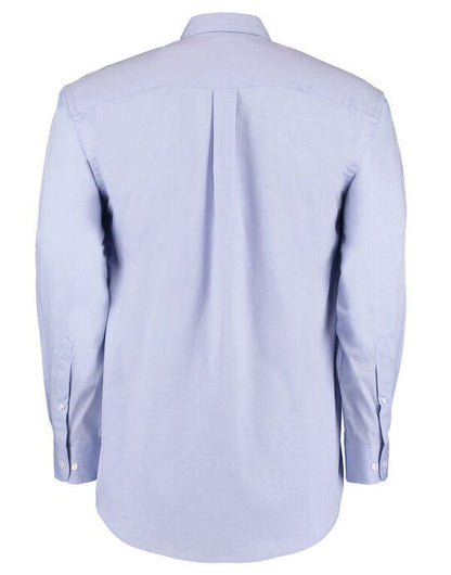 Kustom Kit Mens LS Classic Oxford Shirt - Light Blue
