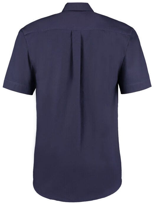 Kustom Kit Mens SS Classic Oxford Shirt - Midnight Navy