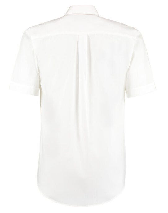Kustom Kit Mens SS Classic Oxford Shirt - White