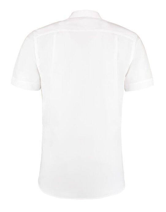 Kustom Kit Mens SS Non Iron Shirt - White