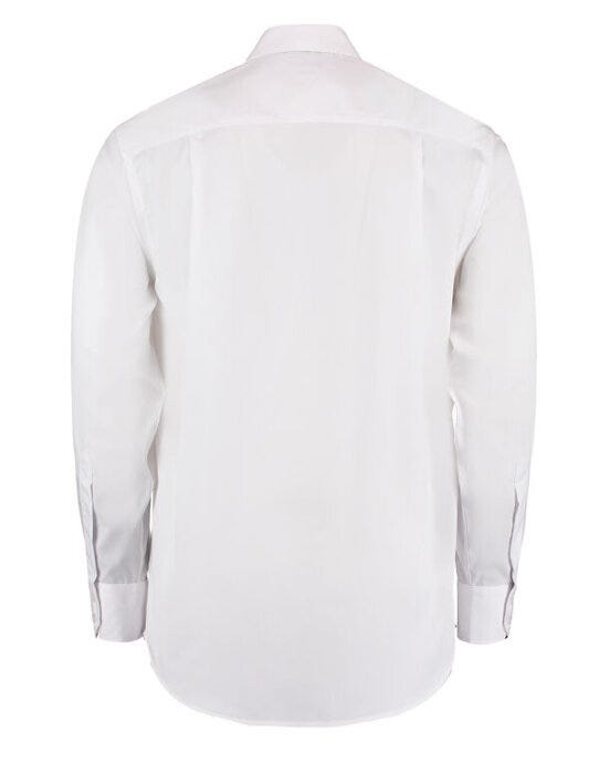 Kustom Kit Mens LS Non Iron Shirt - White