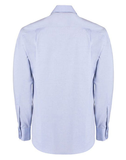 Kustom Kit Mens LS Premium Oxford Shirt - Light Blue