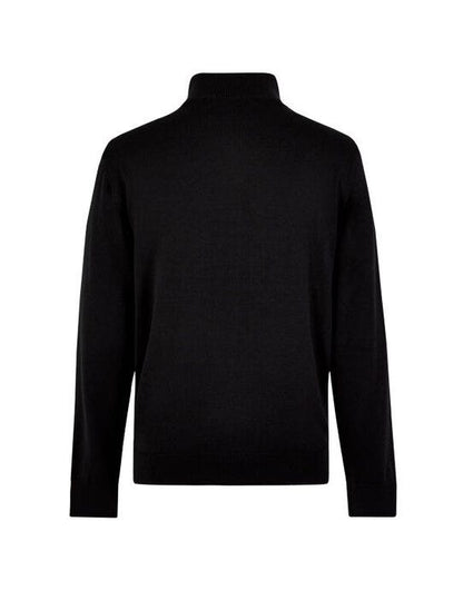 Kustom Kit Arundel 1/4 Zip Sweater - Black