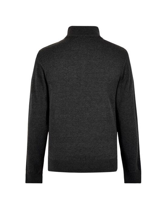 Kustom Kit Arundel 1/4 Zip Sweater - Graphite