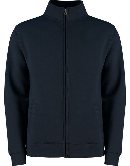 Kustom Kit Mens Regular Fit Zipped Sweat - Navy