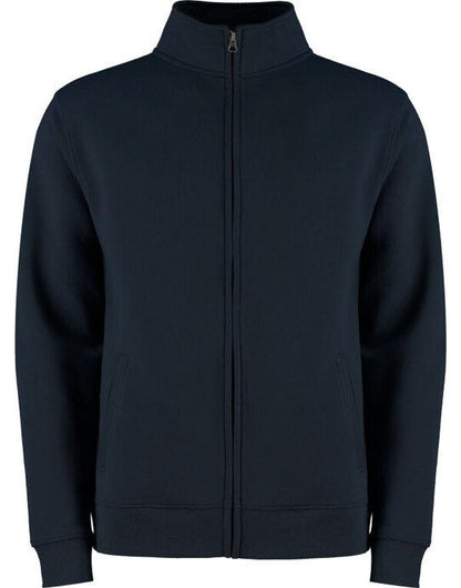 Kustom Kit Mens Regular Fit Zipped Sweat - Navy
