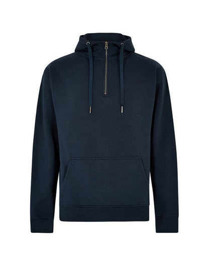 Kustom Kit Regular Fit 1/4 Zip Hoodie - Navy