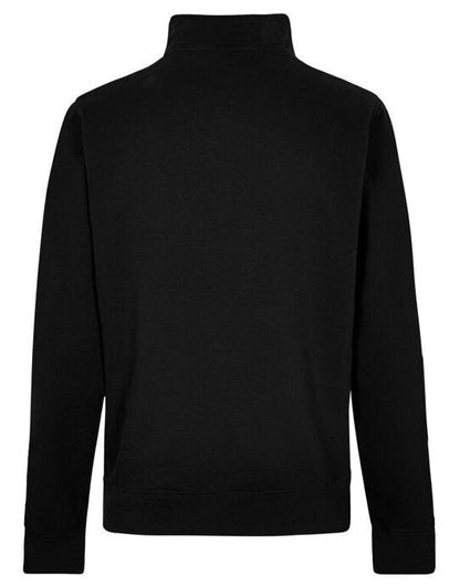 Kustom Kit 1/4 Zip Pique Sweatshirt - Black