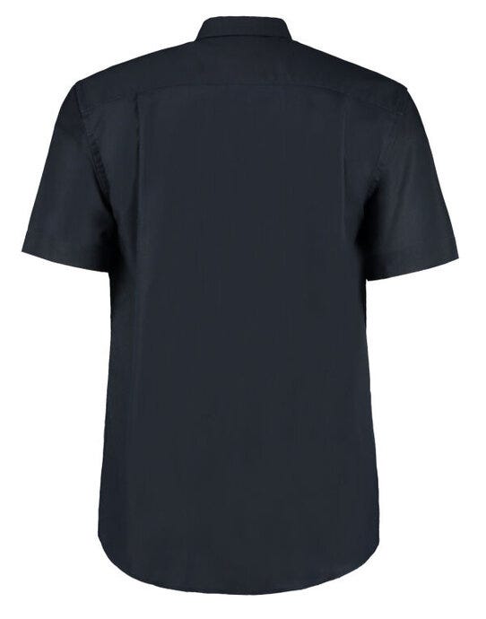 Kustom Kit Men SS Classic Workwear Shirt - French Navy