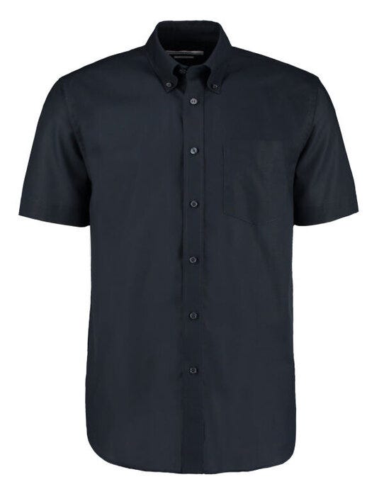 Kustom Kit Men SS Classic Workwear Shirt - French Navy