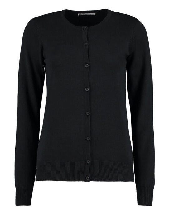 Kustom Kit Lady Arundel Crew Cardigan - Black