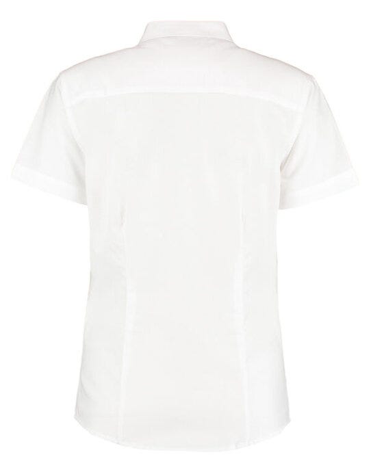 Kustom Kit Ladies SS Workwear Shirt - White