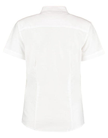 Kustom Kit Ladies SS Workwear Shirt - White