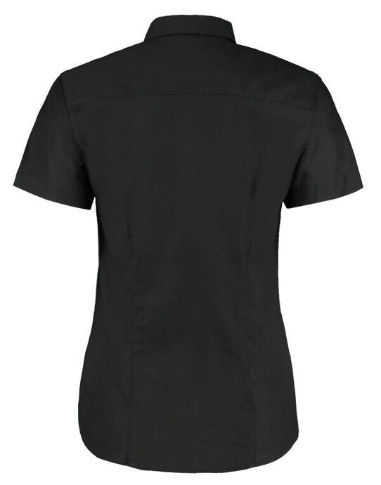 Kustom Kit Ladies SS Workwear Shirt - Black