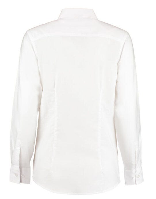 Kustom Kit Ladies LS Workwear Shirt - White