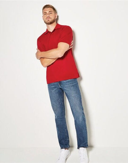 Kustom Kit Mens Klassic Superwash Polo - Red