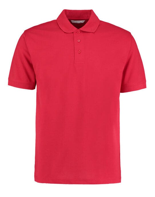 Kustom Kit Mens Klassic Superwash Polo - Red