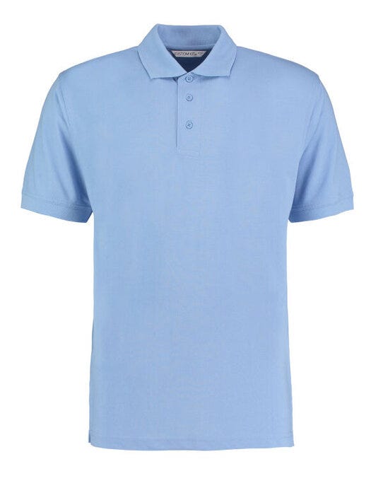 Kustom Kit Mens Klassic Superwash Polo - Light Blue