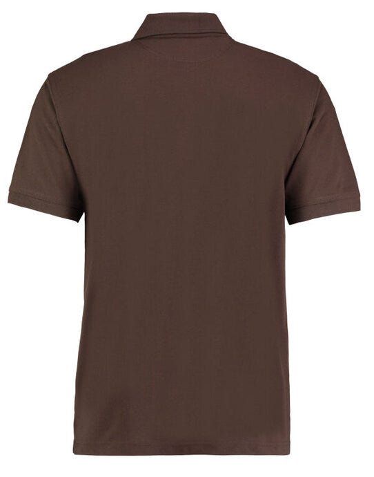 Kustom Kit Mens Klassic Superwash Polo - Chocolate