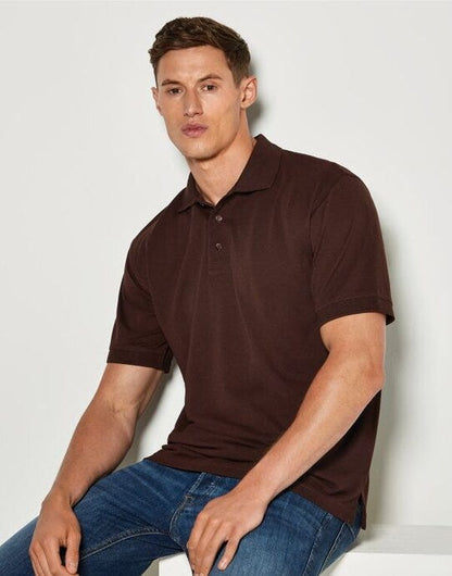 Kustom Kit Mens Klassic Superwash Polo - Chocolate