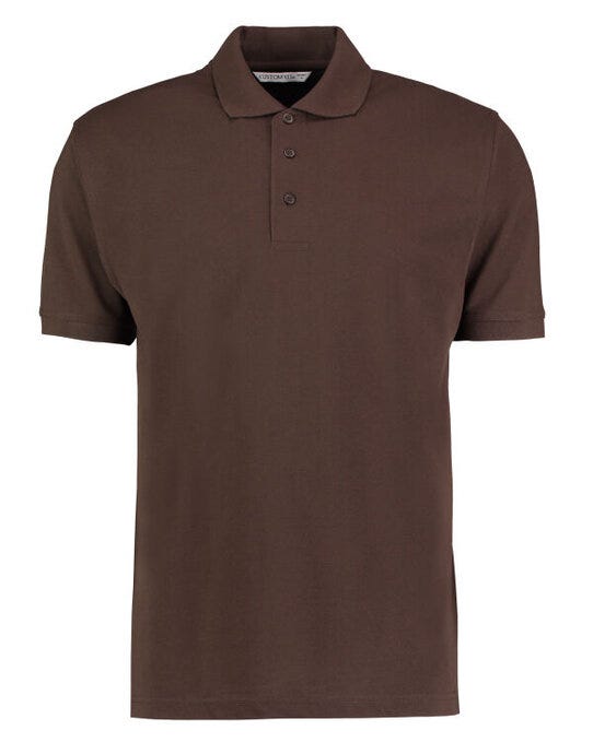 Kustom Kit Mens Klassic Superwash Polo - Chocolate