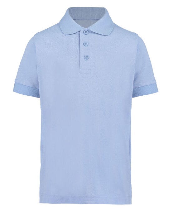 Kustom Kit Kids Klassic Superwash Polo - Light Blue