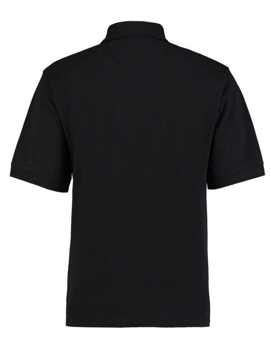 Kustom Kit Mens Chunky Superwash Polo - Black