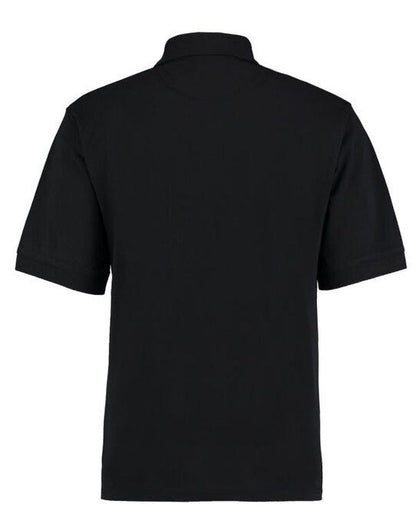 Kustom Kit Mens Chunky Superwash Polo - Black