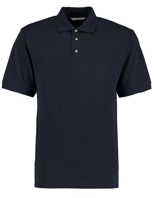 Kustom Kit Mens Chunky Superwash Polo - Navy