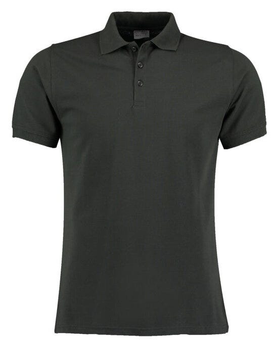 Kustom Kit Mens Slim Superwash Polo - Graphite