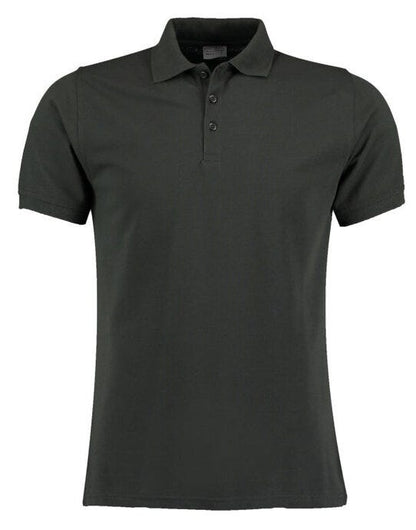 Kustom Kit Mens Slim Superwash Polo - Graphite
