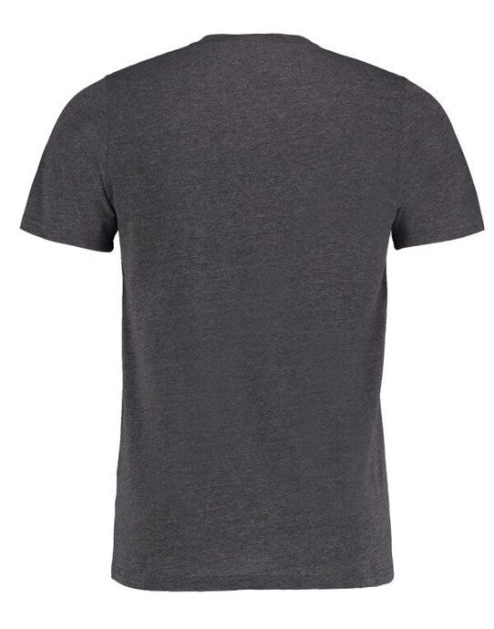 Kustom Kit Mens Fashion Superwash Tee - Dark Grey Marl
