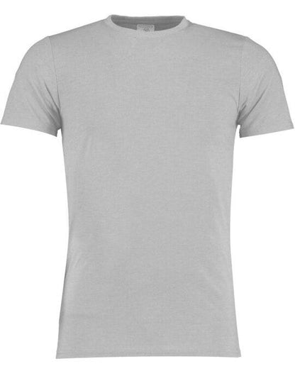 Kustom Kit Mens Fashion Superwash Tee - Light Grey Marl