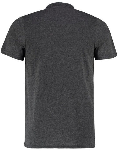 Kustom Kit Mens Fashion Superwash Tee - Black Melange