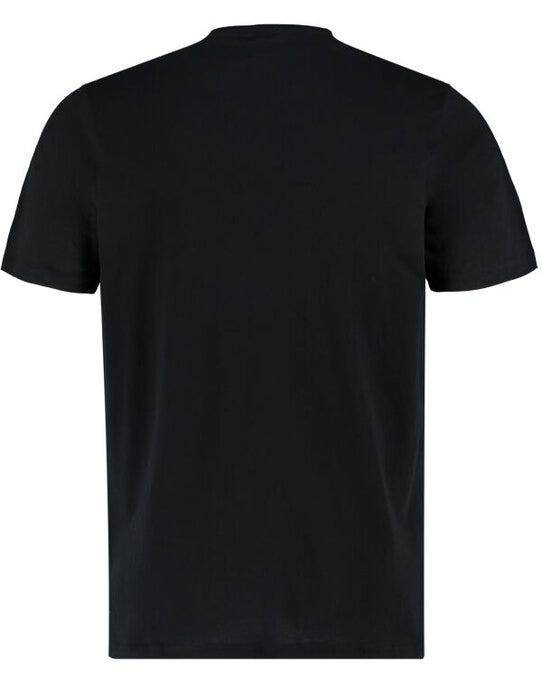 Kustom Kit Mens Fashion Fit Cotton Tee - Black