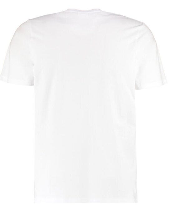 Kustom Kit Mens Fashion Fit Cotton Tee - White