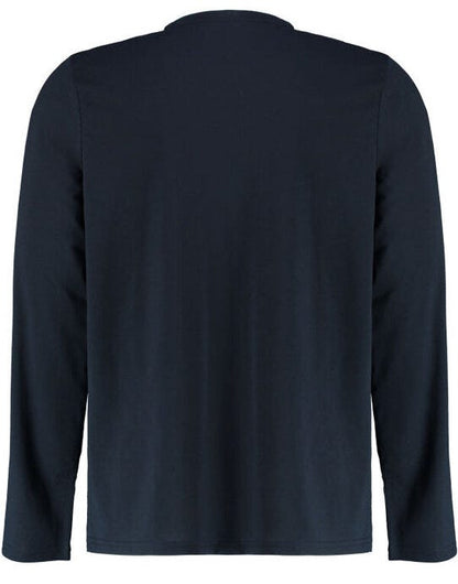 Kustom Kit Mens Fashion LS Superwash Tee - Navy