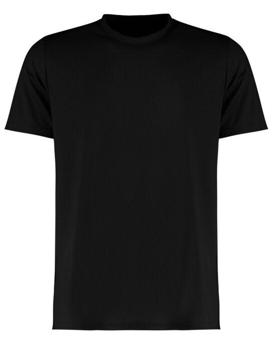 Kustom Kit Mens Cooltex Micro Mesh Tee - Black
