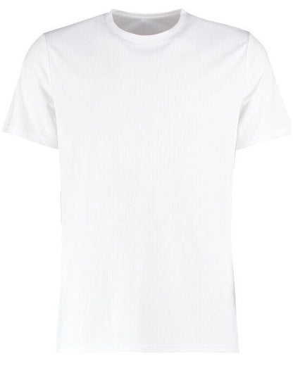 Kustom Kit Mens Cooltex Micro Mesh Tee - White