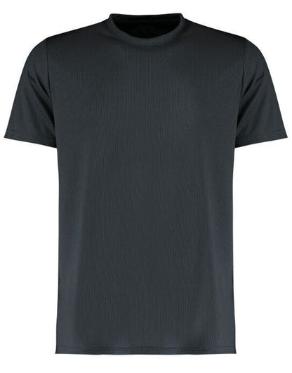 Kustom Kit Mens Cooltex Micro Mesh Tee - Graphite