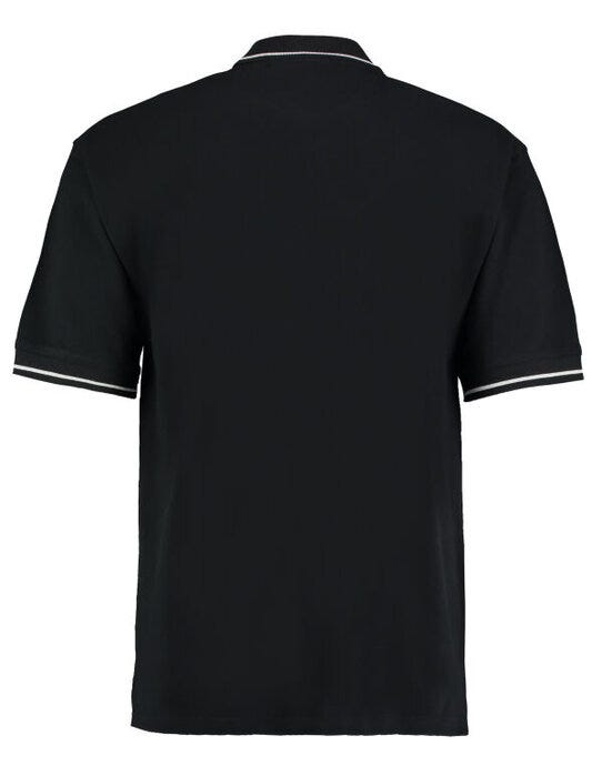 Kustom Kit Mens Classic St.Mellion Polo - Black/White