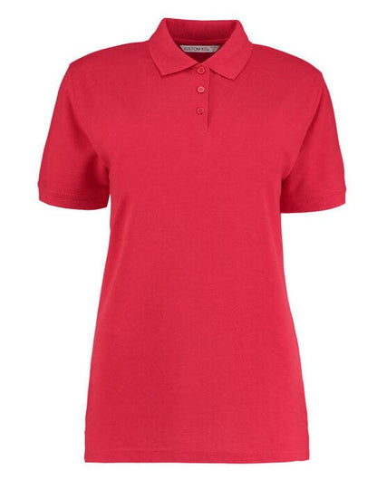Kustom Kit Ladies Klassic Superwash Polo - Red