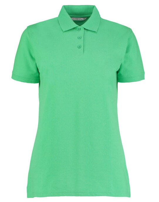 Kustom Kit Ladies Klassic Superwash Polo - Apple Green