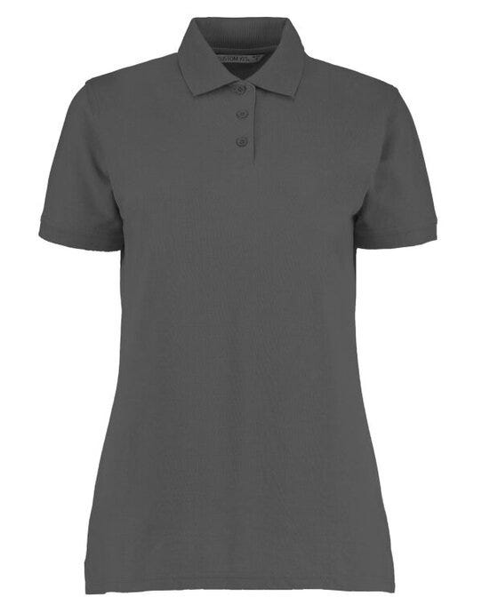 Kustom Kit Ladies Klassic Superwash Polo - Charcoal