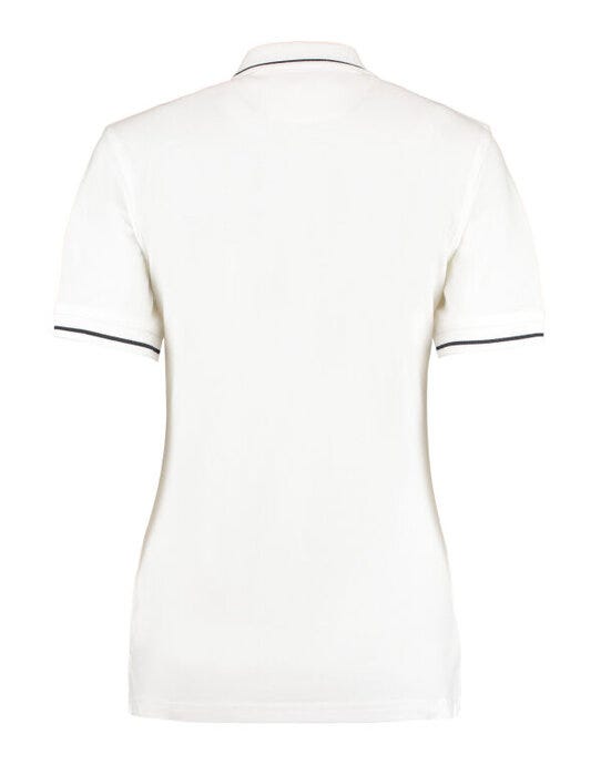 Kustom Kit Ladies St Mellion Polo - White/Navy