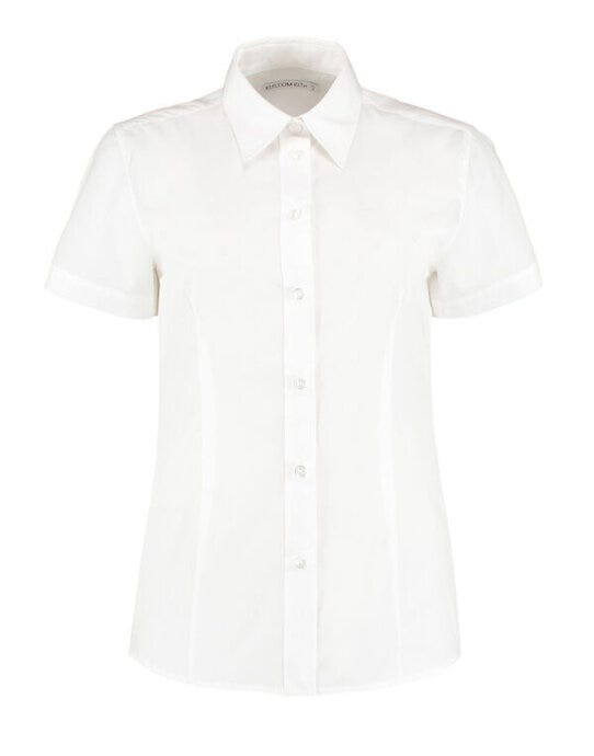 Kustom Kit Lady Clasic S Workforce Shirt - White