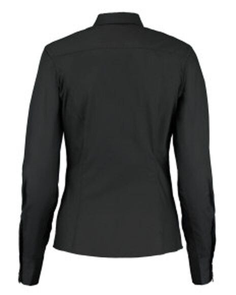 Kustom Kit Lady Tailor LS Business Shirt - Black