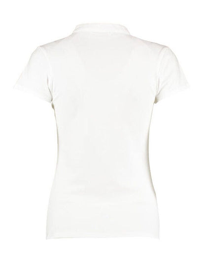 Kustom Kit Ladies Regular Mandarin Top - White